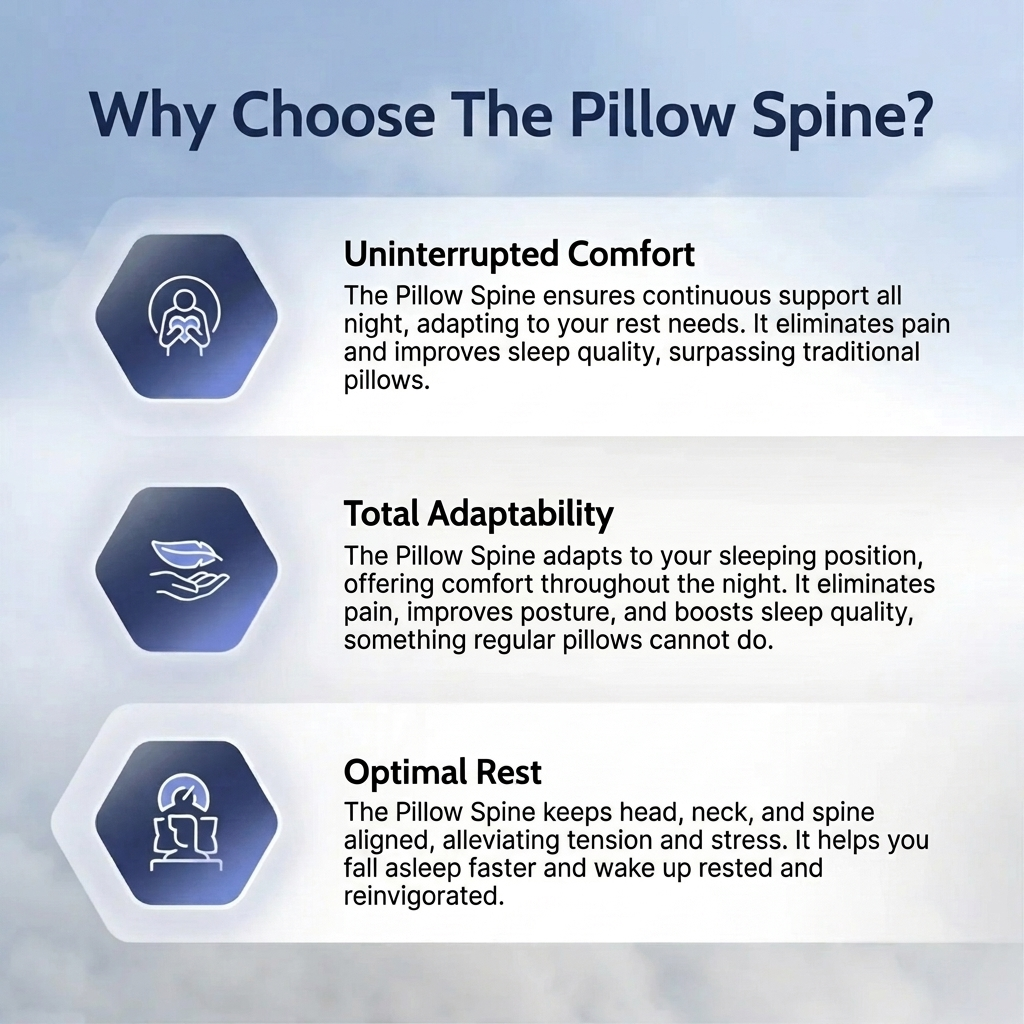 No more cervical pain within the first night.